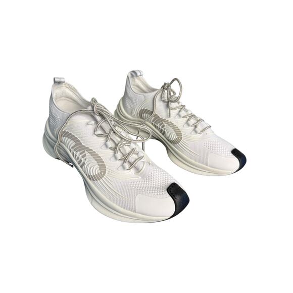 Gucci NIB Gucci Run Knit Sneakers in White Size 9.5 - Picture 5 of 10